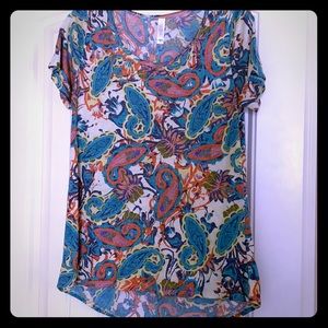 Paisley print Lularoe Classic Tee